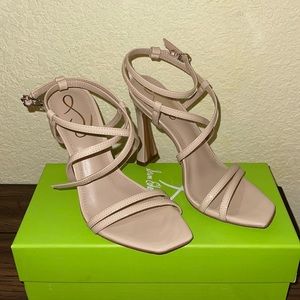 Sam Edelman - Nude Heel Ankle Strap